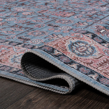 Kemer All-over Persian Washable Area Rug